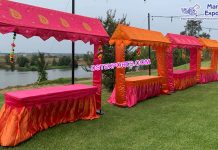 Indian Wedding Decorated Food Stalls Indian Wedding Decorated Food Stalls