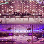 Lavish Wedding Stage Candle Walls USA
