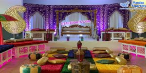 Muslim Mehndi Stage Decoration UK