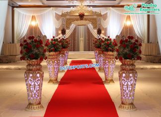 Newly Designed Flower Pots/Pillars For Wedding Newly Designed Flower Pots/Pillars For Wedding
