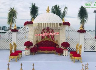 Outdoor Wedding Stage For Ring Ceremony