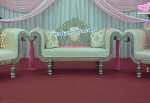 Royal Wedding Event Silver Furniture Set Royal Wedding Event Silver Furniture Set