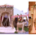 South Asian Wedding Golden Mandap Sydney