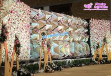 Stunning Wedding Diamond Stage Back Frames/Panels Stunning Wedding Diamond Stage Back Frames Panels