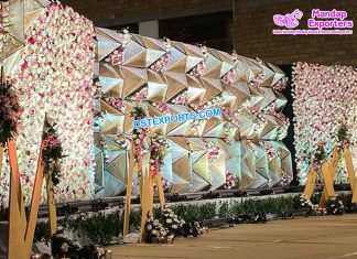 Stunning Wedding Diamond Stage Back Frames/Panels Stunning Wedding Diamond Stage Back Frames Panels