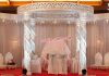 Stunning Wedding Spiral Crystal Mandap NZ Stunning Wedding Spiral Crystal Mandap NZ