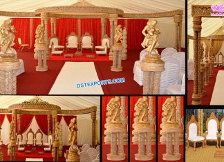 Unique Wedding Triple Pole FRP Mandap Unique Wedding Triple Pole FRP Mandap