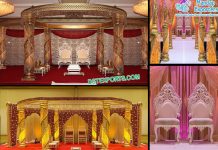 Wedding Fiber Crystal Spiral Mandap Fiji Wedding Fiber Crystal Spiral Mandap Fiji