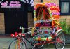 Bride Groom Photo Booth Rickshaw Decoration Bride Groom Photo Booth Rickshaw Decoration