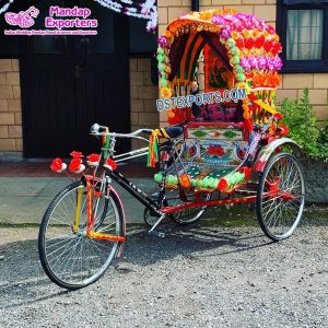 Bride Groom Photo Booth Rickshaw Decoration
