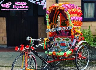 Bride Groom Photo Booth Rickshaw Decoration Bride Groom Photo Booth Rickshaw Decoration