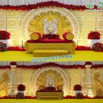 Ganesha Theme South Indian Wedding Stage Singapour