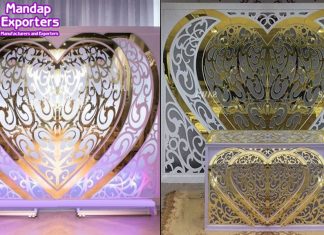 Heart Shape Wedding Backdrop Metal Props Heart Shape Wedding Backdrop Metal Props