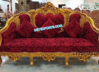 Luxurious Golden Crown King Throne Sofa Luxurious Golden Crown King Throne Sofa