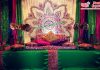 Wedding Sangeet Night Handmade Embroidered Backdrops Wedding Sangeet Night Handmade Embroidered Backdrops