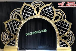 Wholesale Lotus Shaped Wedding Metal Backdrop