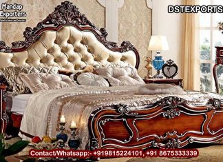 Classical Indian Style Bedroom Furniture Set