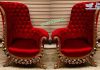 Classical Vintage Wedding Bride Groom Chairs Classical Vintage Wedding Bride Groom Chairs