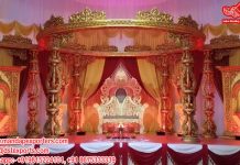 Decorative Maharani Wedding Crown Mandap