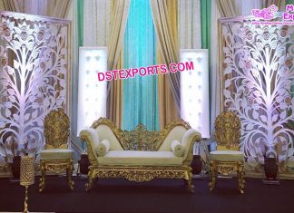 Decorative Tree Style Panels For Wedding Stage