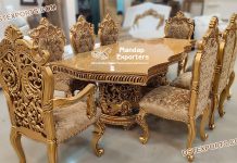 Designer Luxury Teak Wood Dining Set