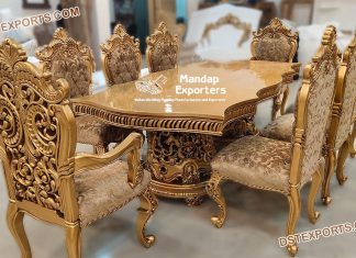 Designer Luxury Teak Wood Dining Set