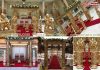 Golden Decorative Wedding Mandap at Low Price