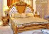 Luxury Home Decor Teak Wood Bed Furniture