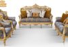 Modern Living Room Leather Furniture Set