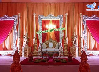 Reception Stage Back Photo Frames