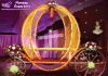 Sangeet Night Bride Entry Cinderella Carriage