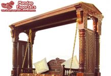 Teak Wood Maharaja Swing For Home Decor Teak Wood Maharaja Swing For Home Decor