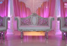 White and Silver Wooden Carved Sofa Set