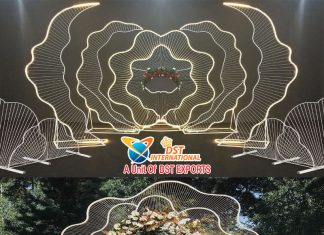 Wholesale Wrought Iron Arch Wedding Stage