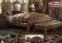 Antique Brown Finish Master Bedroom Furniture Antique Brown Finish Master Bedroom Furniture