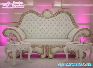 Arabic Design Wedding Love-Seat/Sofa