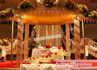 Awesome Metal Diamond Crystal Wedding Mandap Awesome Metal Diamond Crystal Wedding Mandap
