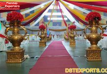 Beautiful Wedding Aisle Decor Flower Pots