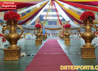 Beautiful Wedding Aisle Decor Flower Pots