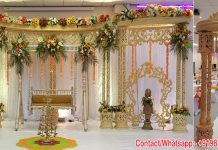 Best South Asian Wedding Fiber Mandap