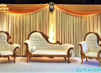 Deluxe French Style Wedding Sofa Set