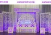 Fiber Jali Stage Panels for Wedding