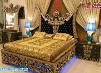 King Style Crown Bed for Home Decor