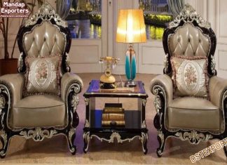 Luxury Baroque Style Lounge Chairs Luxury Baroque Style Lounge Chairs