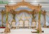 Maharaja Palace Style Wooden Wedding Mandap