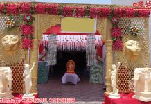 Maharaja Wedding Entrance Gate Decoration
