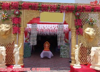 Maharaja Wedding Entrance Gate Decoration