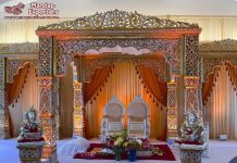 Maharani Indian Wedding Traditional Rajwada Mandap
