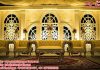 Modern Victorian Theme Fiber Wedding Stage