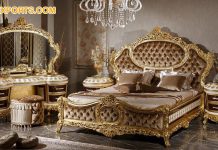 New Arrival Luxury Italian Bedroom Furniture